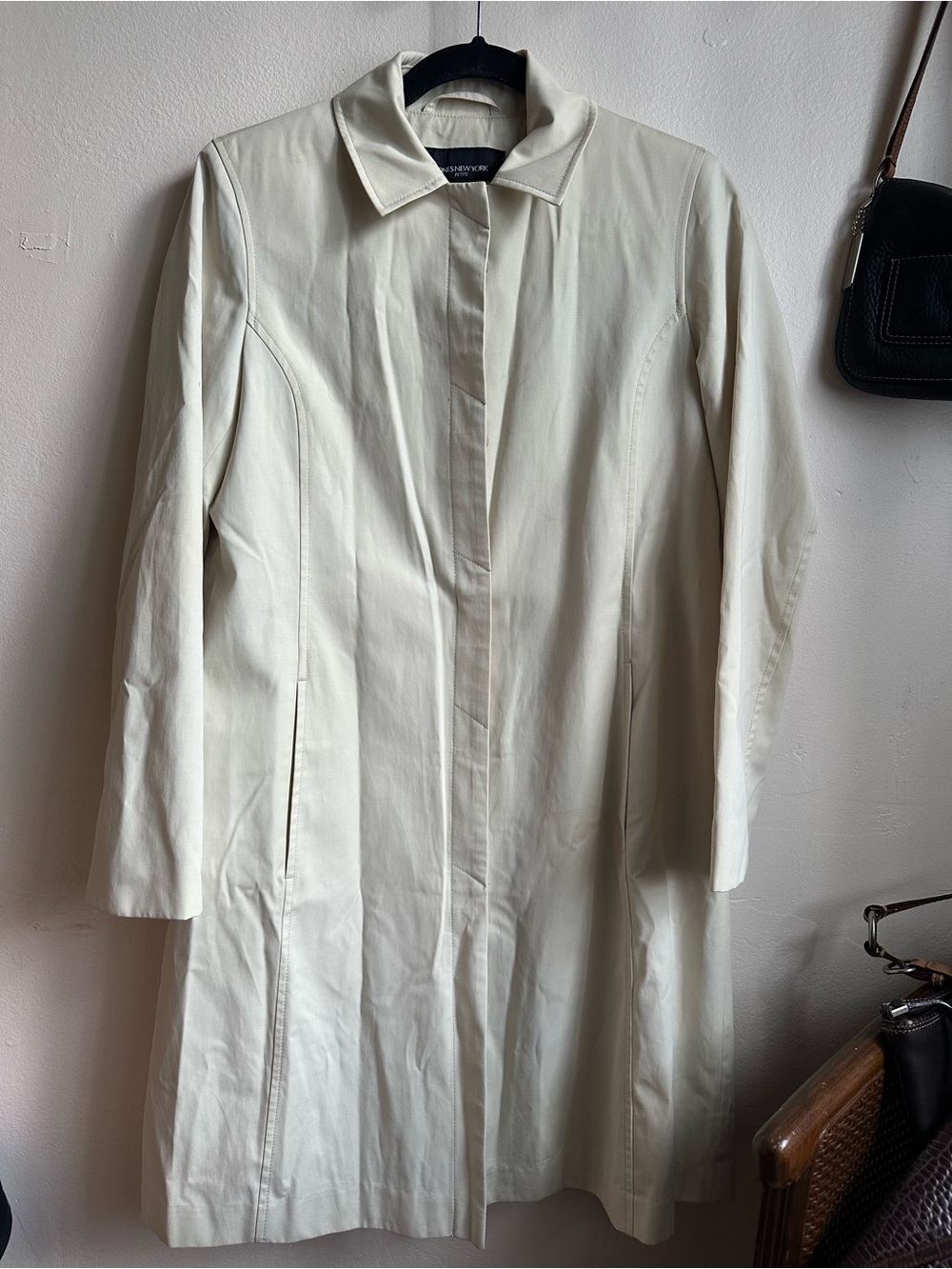 Jones New York Petite Multicolor Lined Coat
